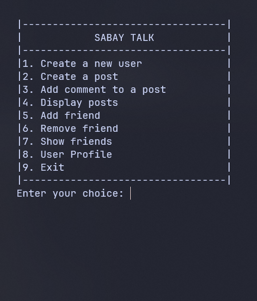 SabayTalk Project